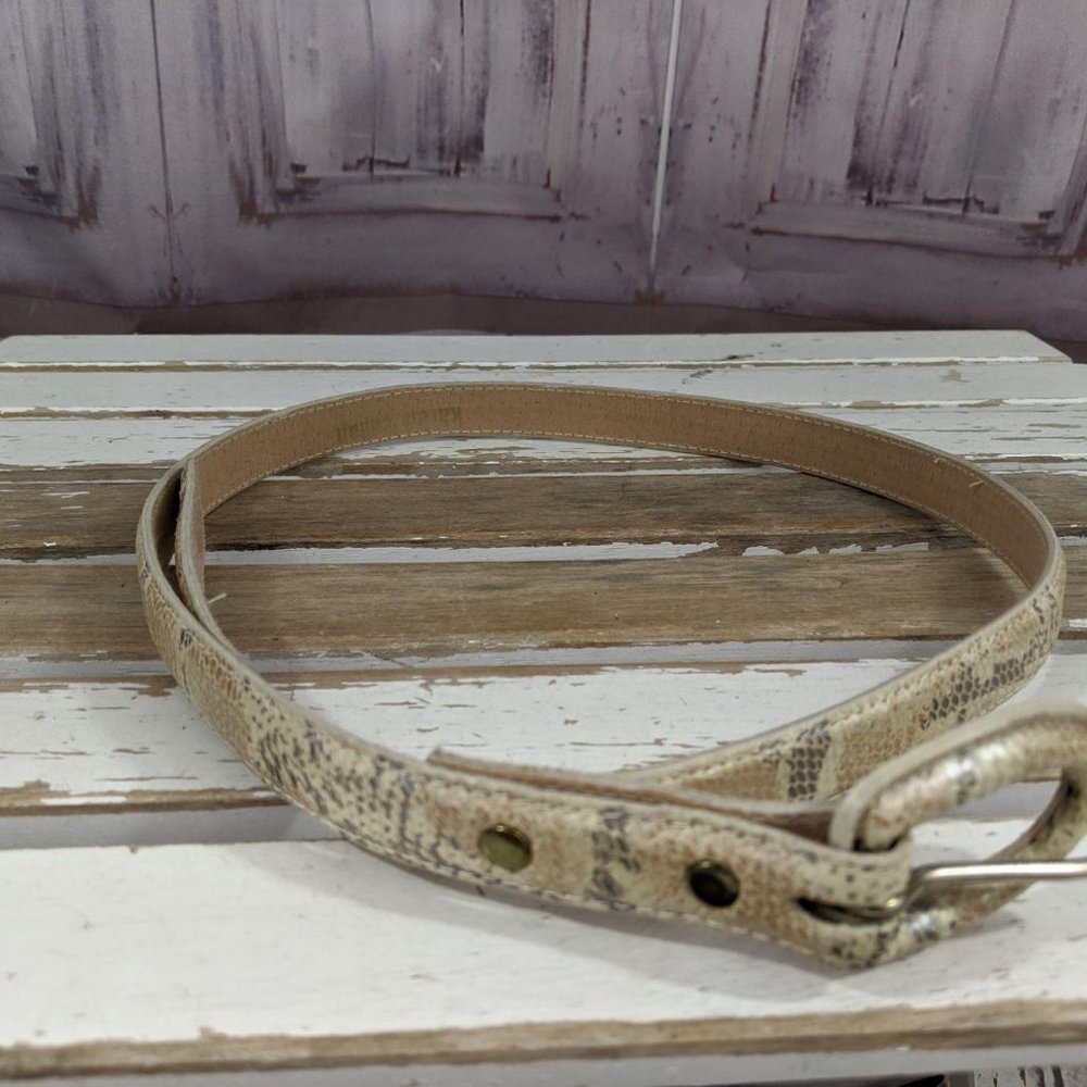 Vintage Karen Callan Women’s Snakeskin‎ Belt and Bu
